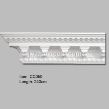 Polyurethane Dekorasi Dentil Crown Mouldings